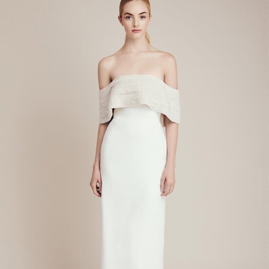 Scalloped Lace and Tulle Plus Size Wedding Dress