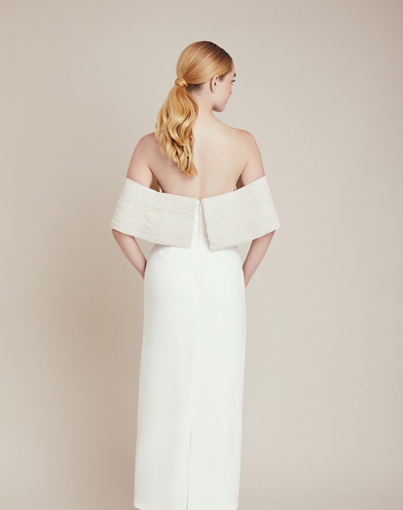 Scalloped Lace and Tulle Plus Size Wedding Dress - Image 2